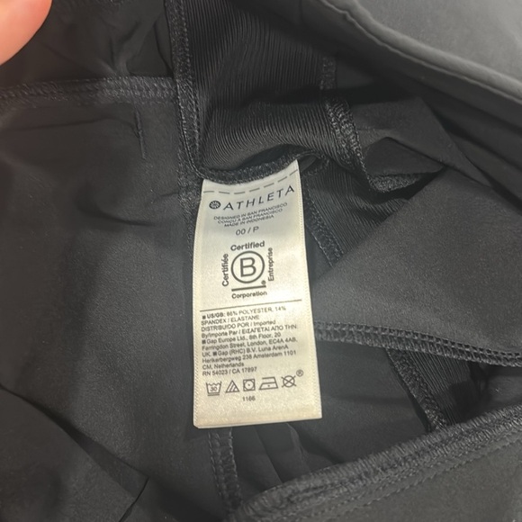 ATHLETA Black Brooklyn Ankle Pant Size 00 Petite 2023 - Picture 10 of 11